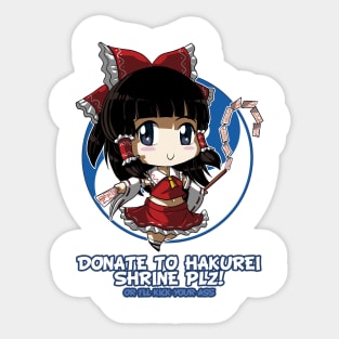 Touhou - Reimu Hakurei Sticker